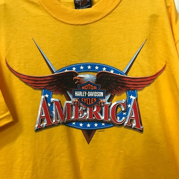 NEW - Harley Davidson H-D Y2K Beartooth MT Motorcycle Shirt L - Made in USA - Picture 3 of 8